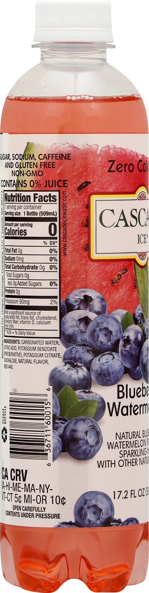 slide 9 of 9, Cascade Ice Blueberry Watermelon - 17.2 oz, 17.2 oz