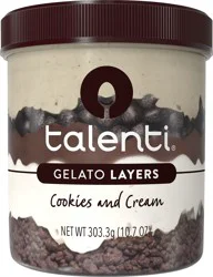 Talenti Gelato Layers Cookies and Cream, 303.3 g