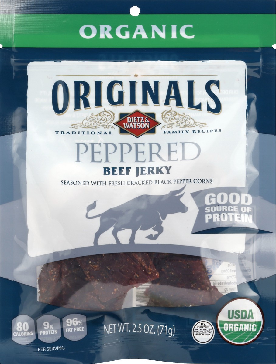 slide 6 of 8, Dietz & Watson Originals Peppered Beef Jerkey 2.5Oz., 2.5 oz