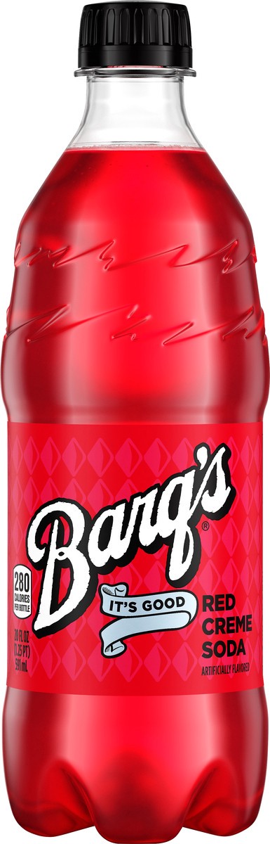 slide 1 of 6, Barq's Red Creme Soda - 20 oz, 20 oz