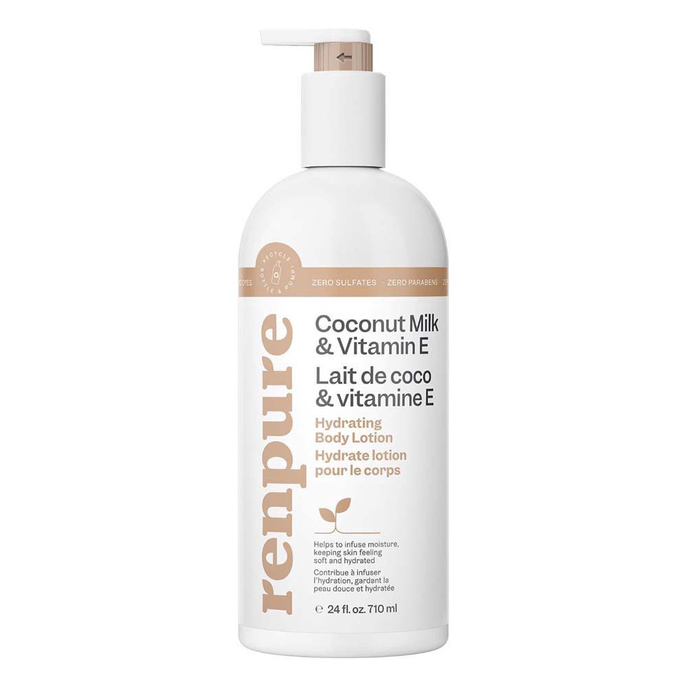 slide 1 of 1, Renpure Coconut Milk & Vitamin E Body Lotion, 24 oz