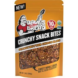 Dave's Killer Bread PB & Chocolate Organic Snack Bites, Organic Snacks, 7.2 oz