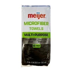 Meijer Grab & Clean Microfiber Towels, 50pk