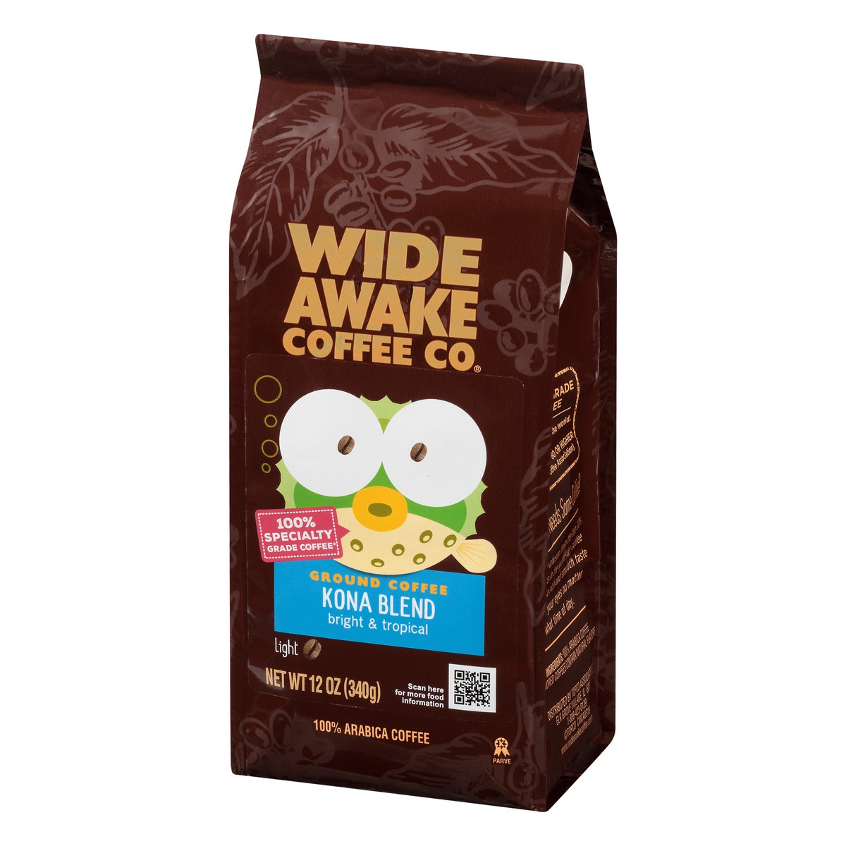 slide 2 of 12, Wide Awake Coffee Co. Ground Light Kona Blend Coffee 12 oz, 12 oz