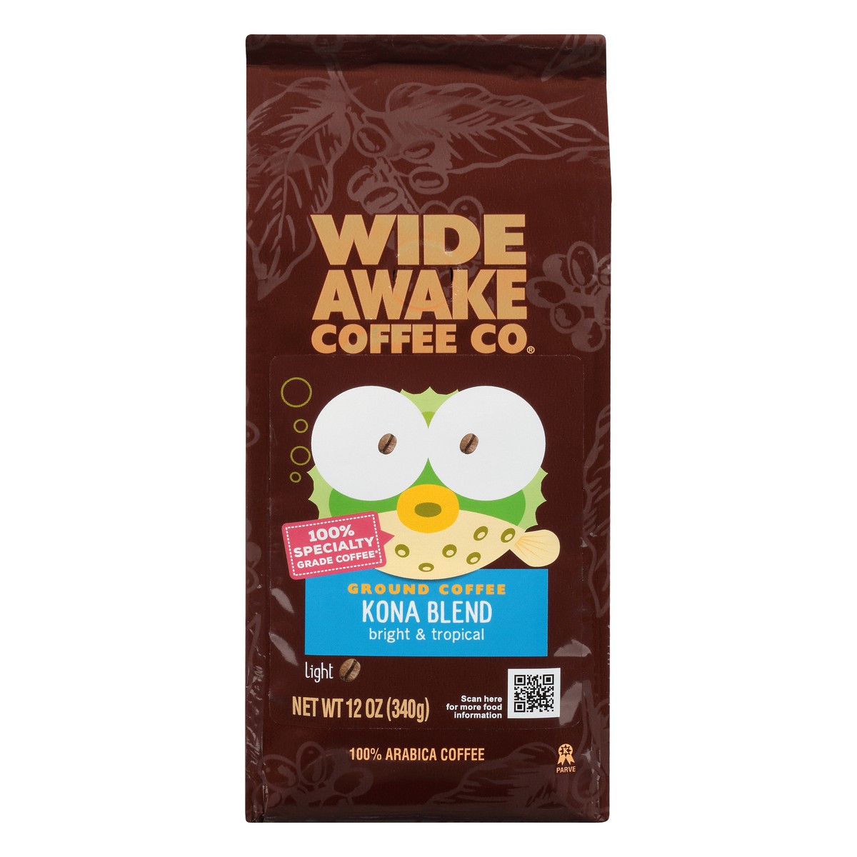 slide 1 of 12, Wide Awake Coffee Co. Ground Light Kona Blend Coffee 12 oz, 12 oz