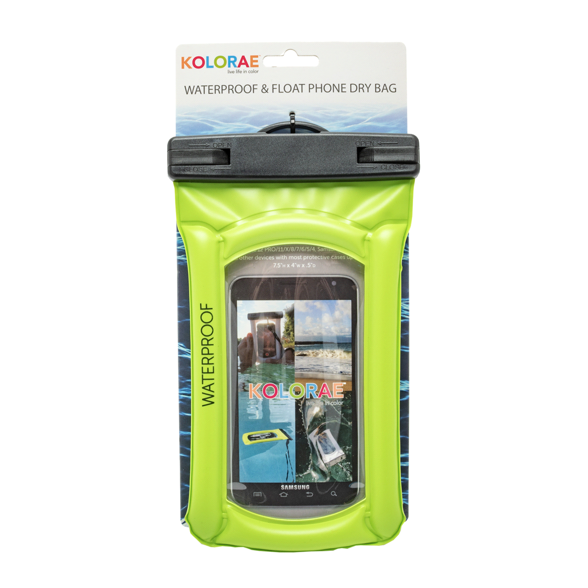 slide 21 of 25, Kolorae Float Phone Dry Bag, 1 ct