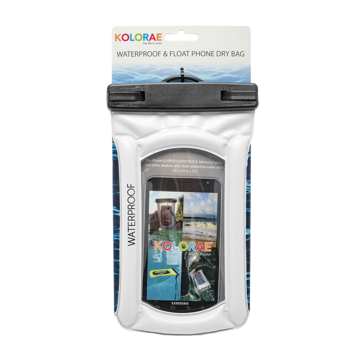 slide 25 of 25, Kolorae Float Phone Dry Bag, 1 ct