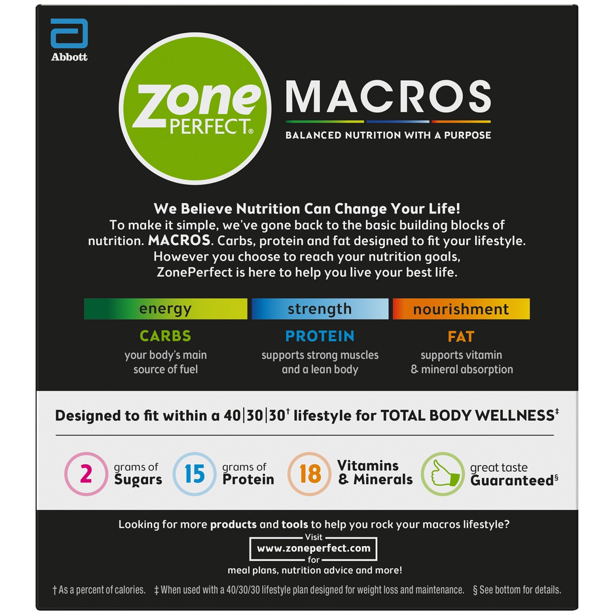 slide 5 of 9, Zone Perfect ZonePerfect Macros Protein Bar Lemon Pound Cake Bars 1.76 oz Bars, 8.8 oz