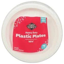 First Street 10 1/4 Inch Plastic Plates