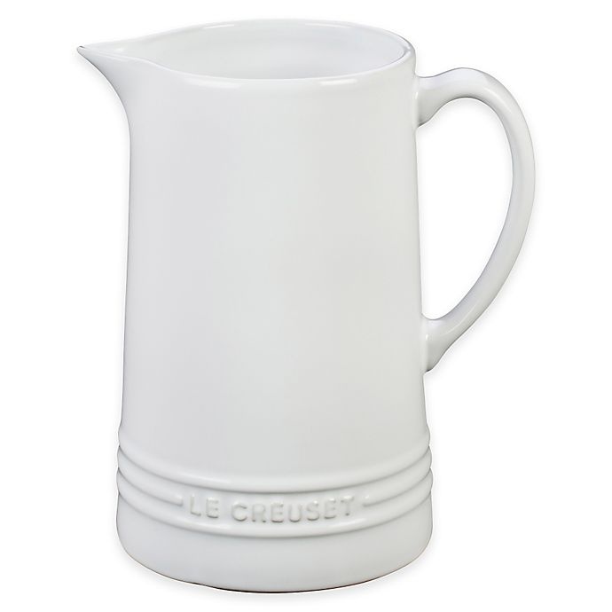 slide 1 of 1, Le Creuset Pitcher - White, 1 ct