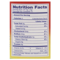 slide 6 of 9, La Criolla Granulated Onion, 2.5 oz