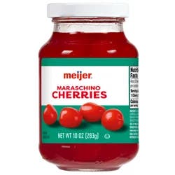 Meijer Red Maraschino Cherries, 10 Oz