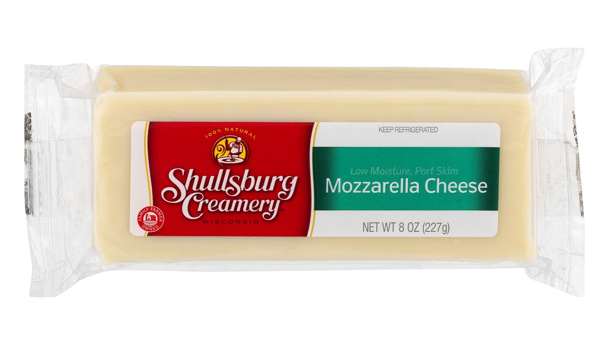 slide 1 of 1, Shullsburg Creamery Mozzarella Cheese, 8 oz