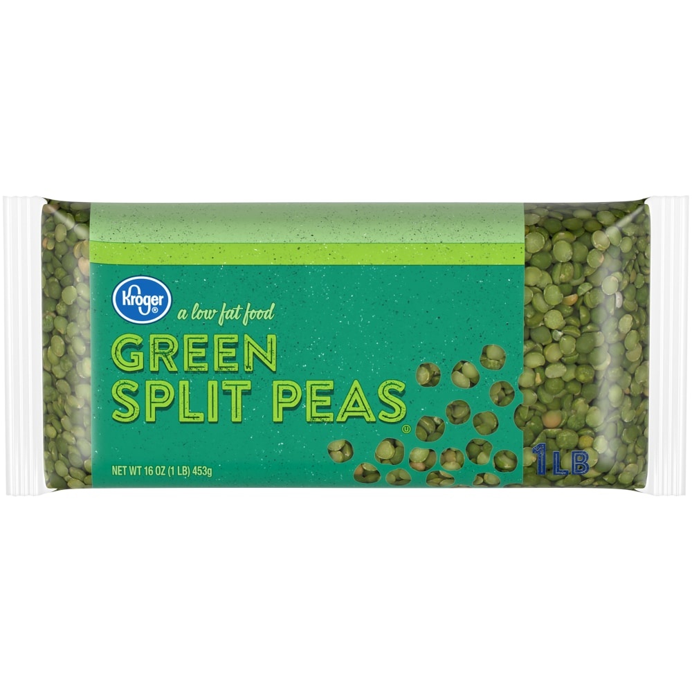 slide 1 of 1, Kroger Green Split Peas, 16 oz