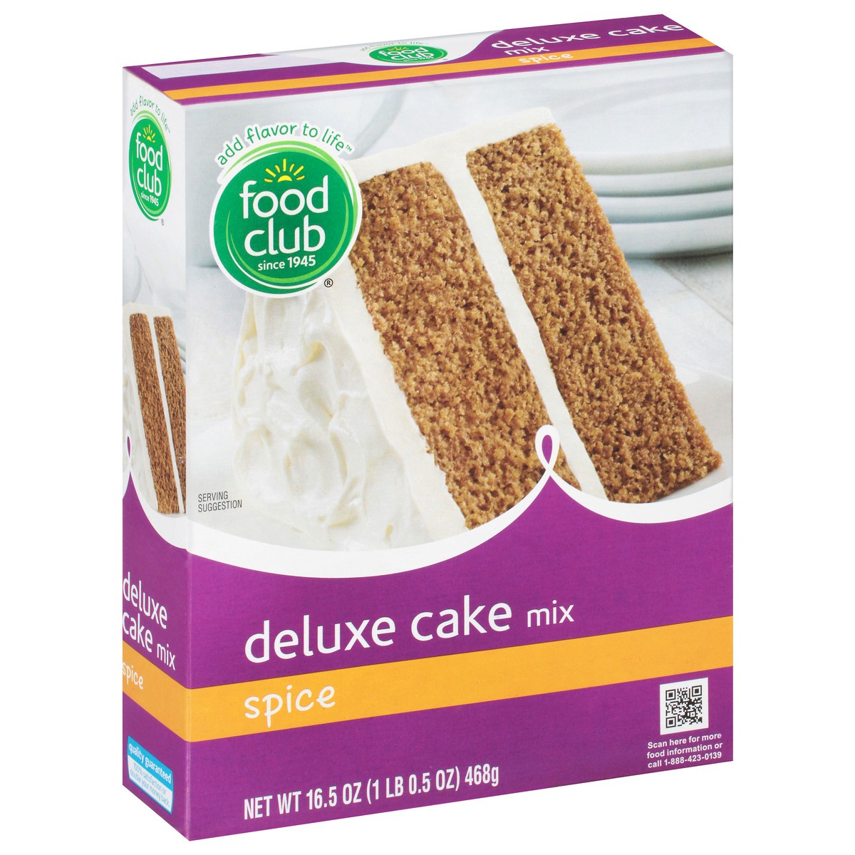 slide 3 of 14, Food Club Spice Deluxe Cake Mix 16.5 oz, 16.5 oz