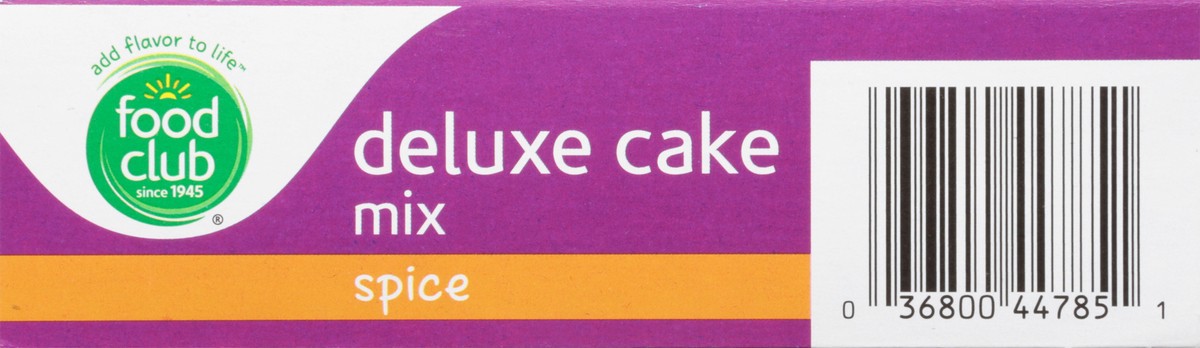 slide 12 of 14, Food Club Spice Deluxe Cake Mix 16.5 oz, 16.5 oz