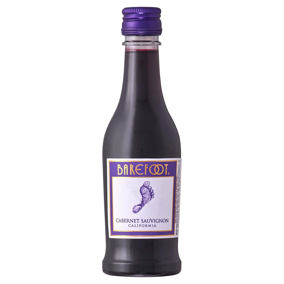 slide 5 of 5, Barefoot Red Wine, 187 ml