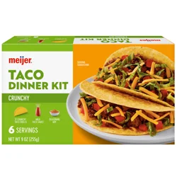 Meijer Taco Shell Dinner Kit, 9oz. 12ct