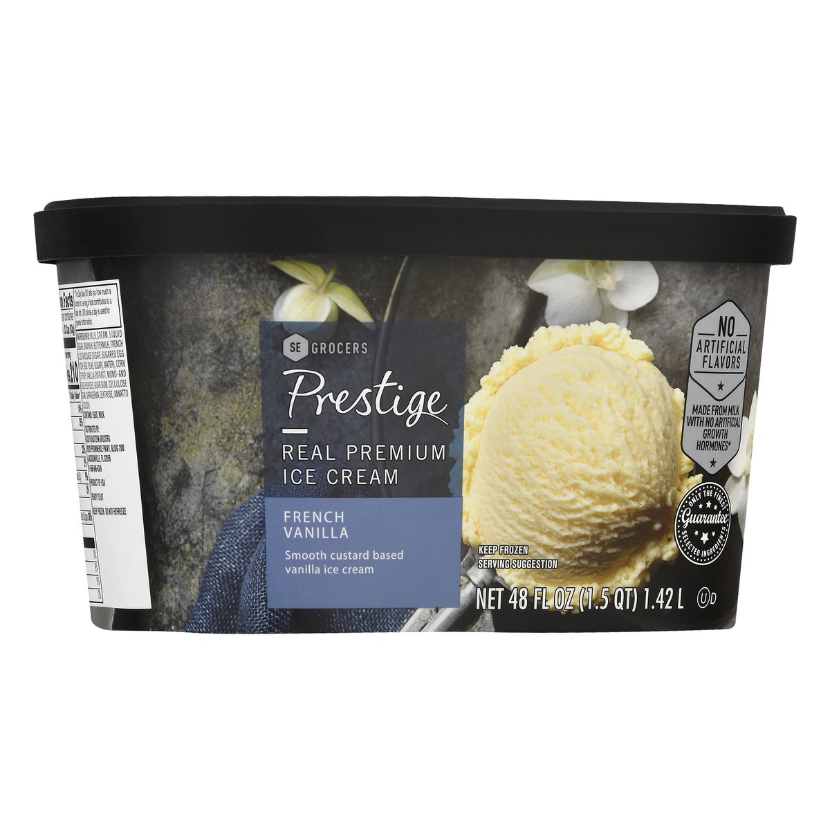 slide 7 of 12, Prestige French Vanilla Ice Cream, 48 oz