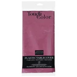 Touch of Color Plastic Tablecover - 1 ea