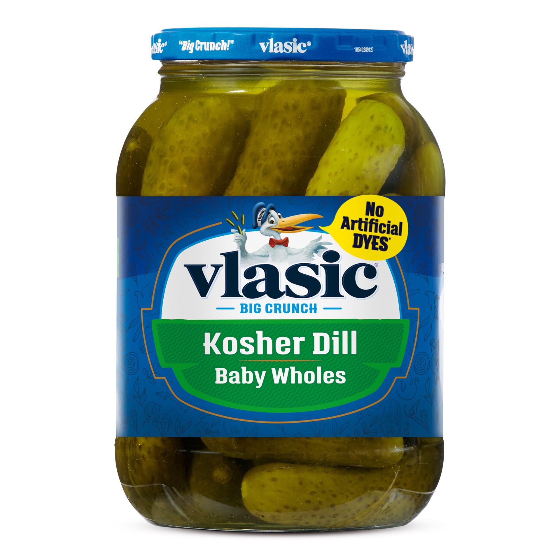 slide 1 of 5, Vlasic Kosher Dill Baby Whole Pickles, Keto Friendly, 46 fl. oz., 46 fl oz