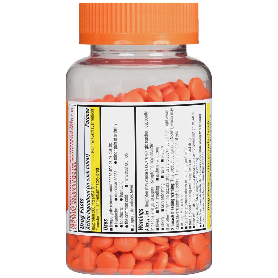 slide 4 of 5, Walgreens Ibuprofen Tablets USP, 200 mg, 500 ct