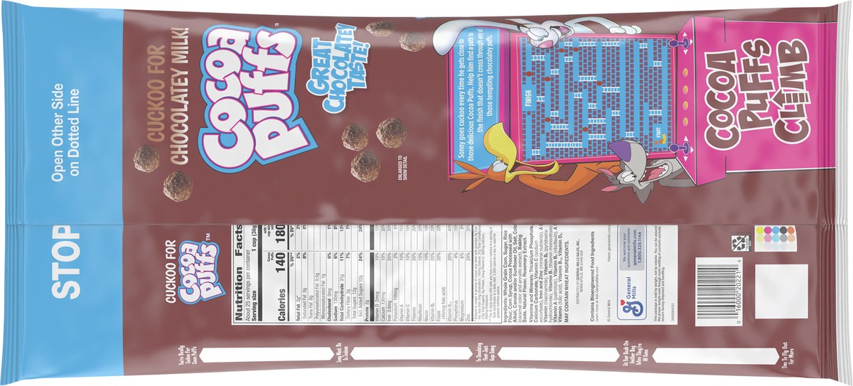 slide 2 of 8, Cocoa Puffs Breakfast Cereal Bag- 32 oz, 32 oz