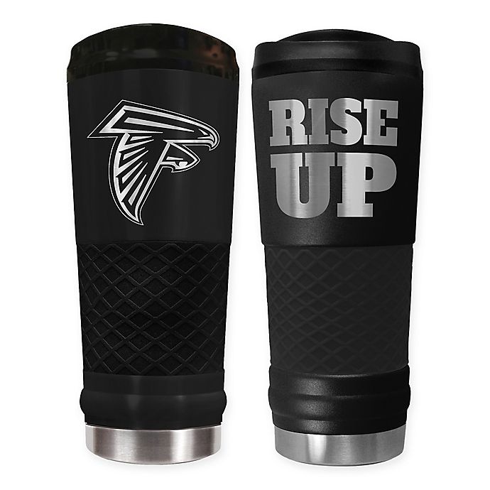 slide 1 of 1, NFL Atlanta Falcons Powder Coated Stealth Draft Tumbler, 24 oz