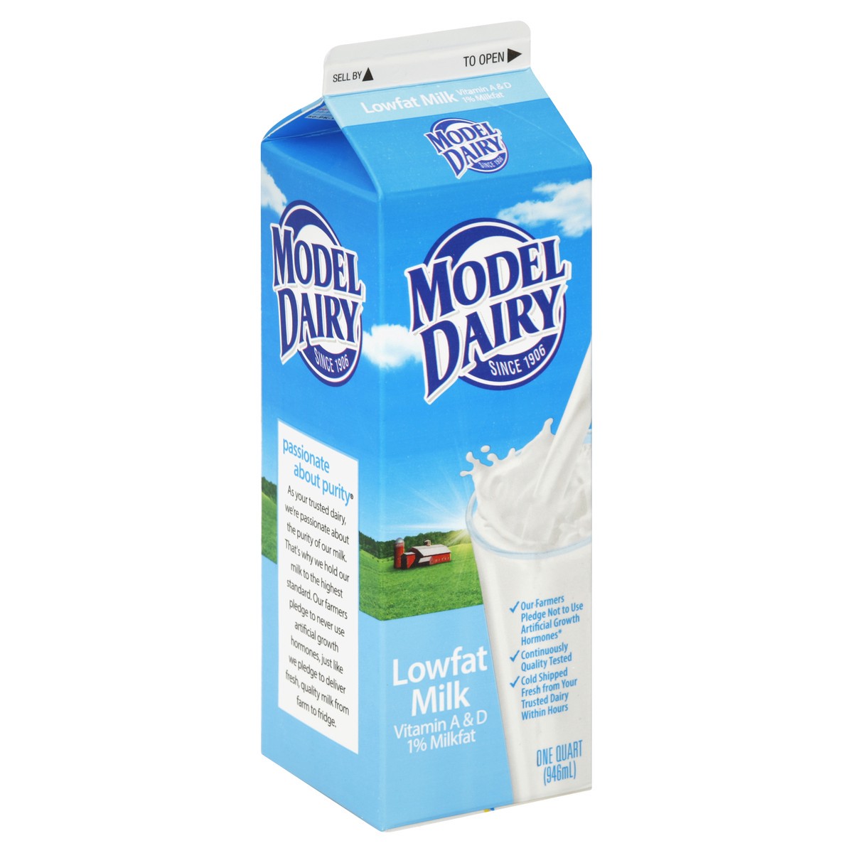 slide 1 of 5, Model Dairy Milk 1 qt, 1 qt