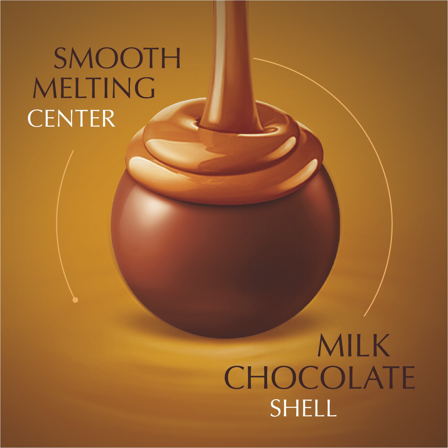 slide 2 of 4, Lindt Lindor Caramel Milk Chocolate Truffles, 5.1 oz