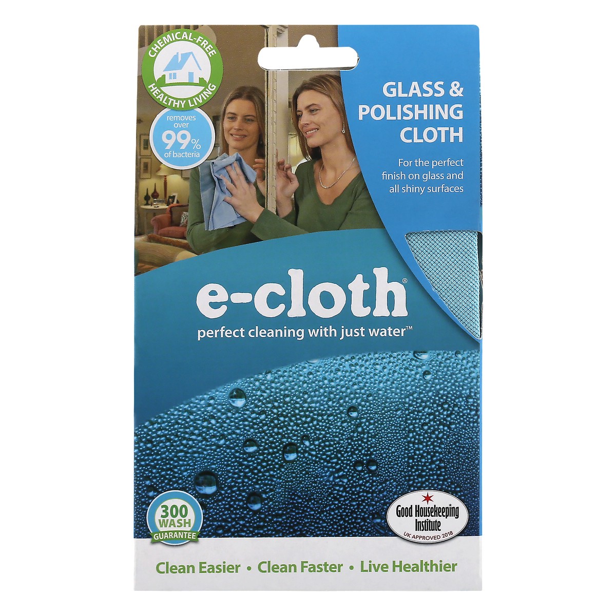 slide 11 of 11, E-Cloth Glass & Polishing Cloth 1 ea, 1 ct