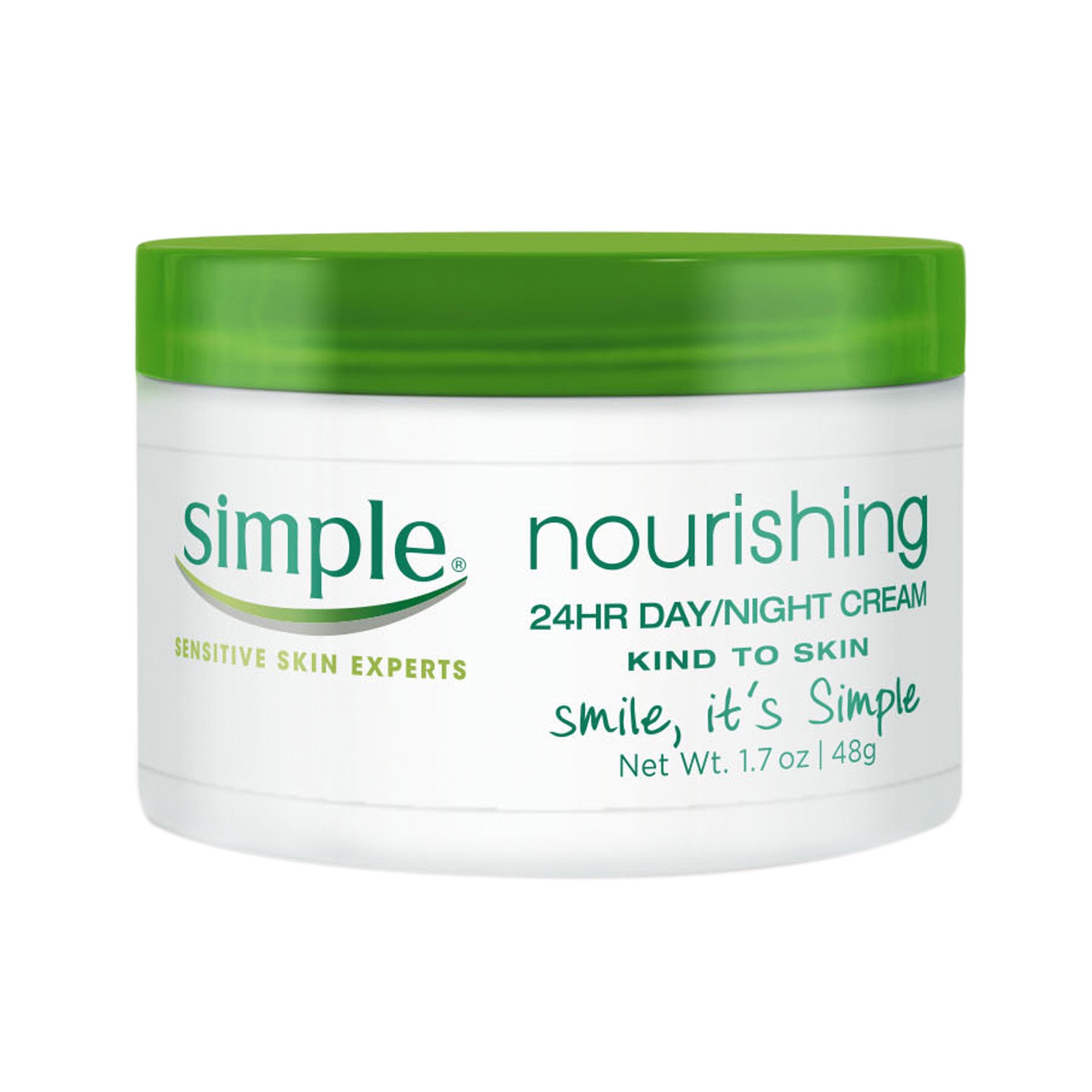 slide 1 of 2, Simple Kind to Skin Cream Nourishing 24 Hr Day and Night, 1.7 oz, 1.7 oz