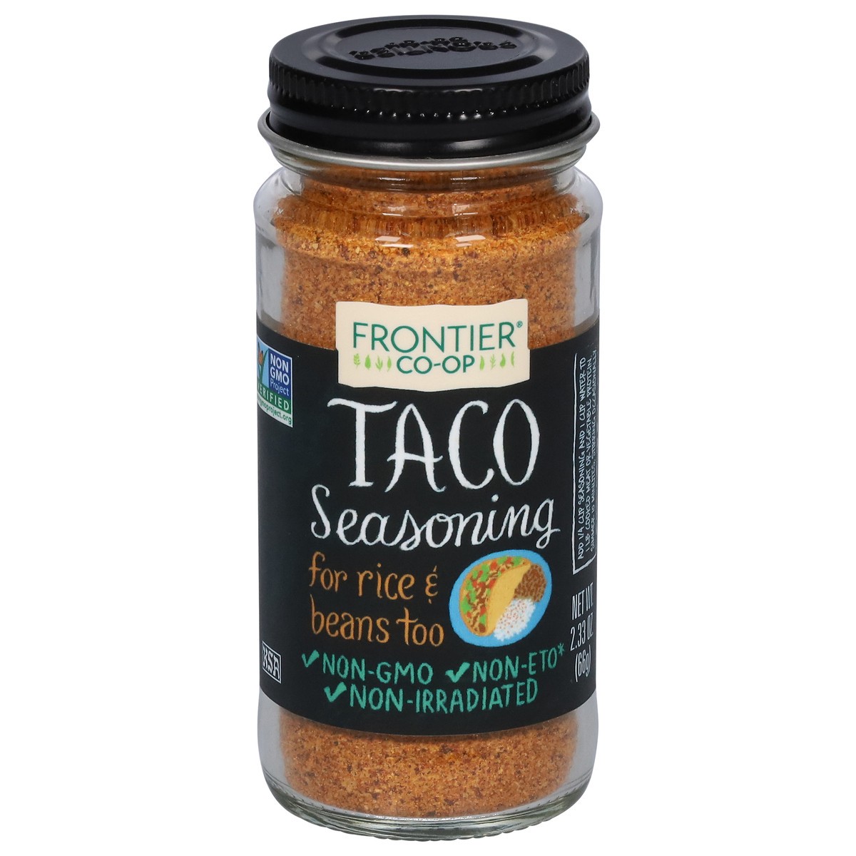 slide 1 of 29, Frontier Co-Op Taco Seasoning 2.33 oz, 2.33 oz