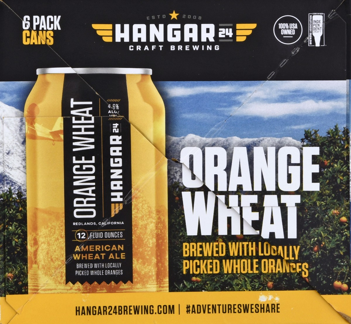 slide 5 of 9, Hangar 24 6 Pack Orange Wheat Beer 6 ea, 6 ct; 12 oz