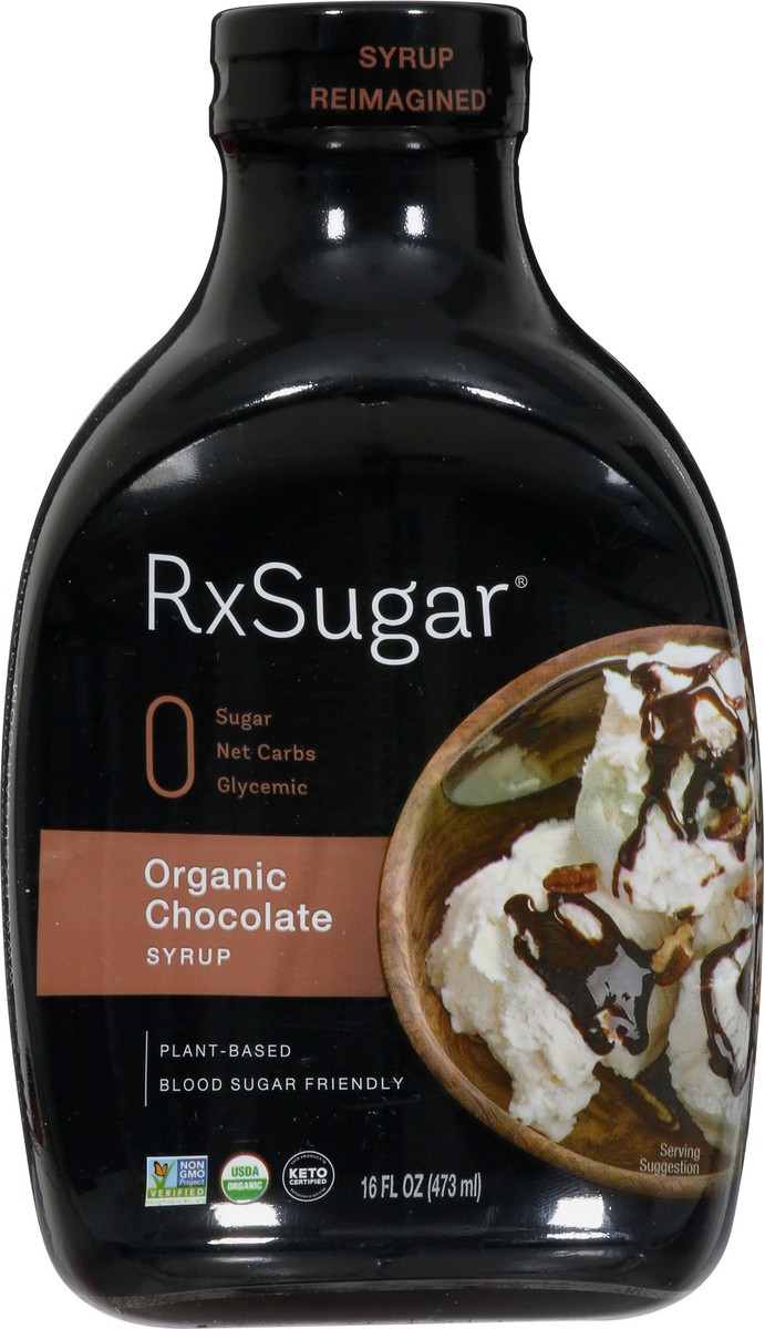 slide 4 of 9, RxSugar Chcolate Syrup Org, 16 oz