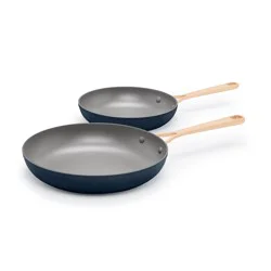 Kitchen & Table by H-E-B Non-Stick Fry Pans - Ocean Blue
