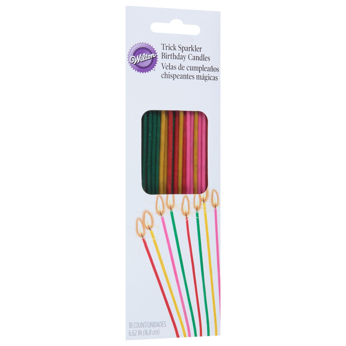 slide 2 of 9, Wilton 6.62 Inches Trick Sparkler Birthday Candles 18 ea, 18 ct