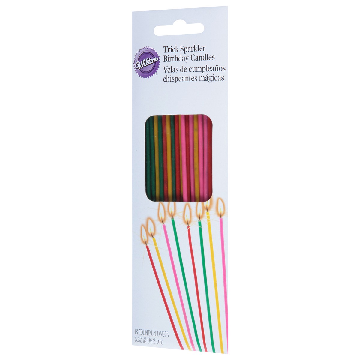 slide 3 of 9, Wilton 6.62 Inches Trick Sparkler Birthday Candles 18 ea, 18 ct