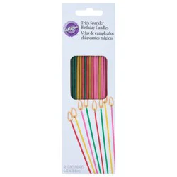 Wilton 6.62 Inches Trick Sparkler Birthday Candles 18 ea