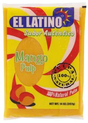 El Latino 100% Natural Mango Pulp