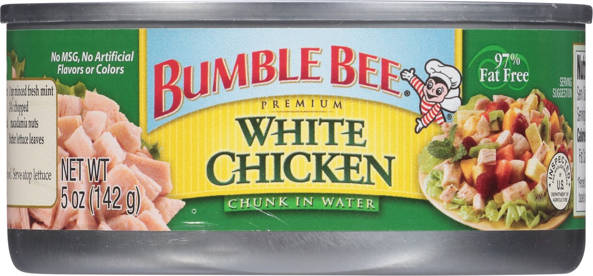 slide 3 of 9, Bumble Bee Premium Chunk in Water White Chicken 5 oz, 5 oz