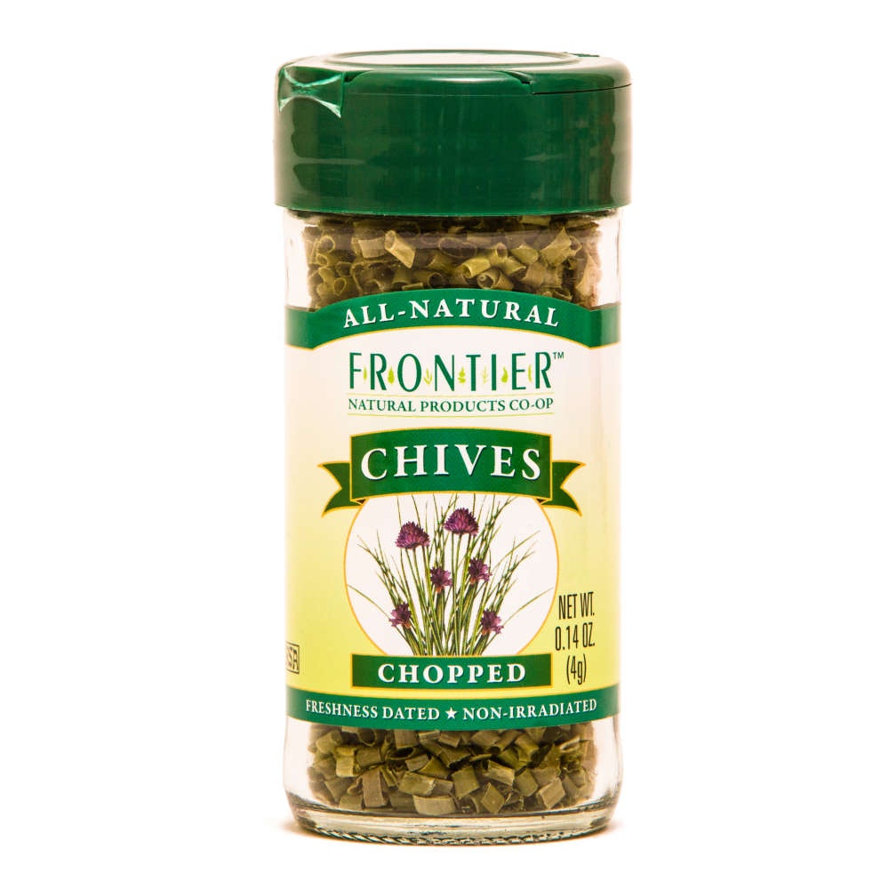 slide 1 of 1, Frontier Chopped Chives, 0.14 oz
