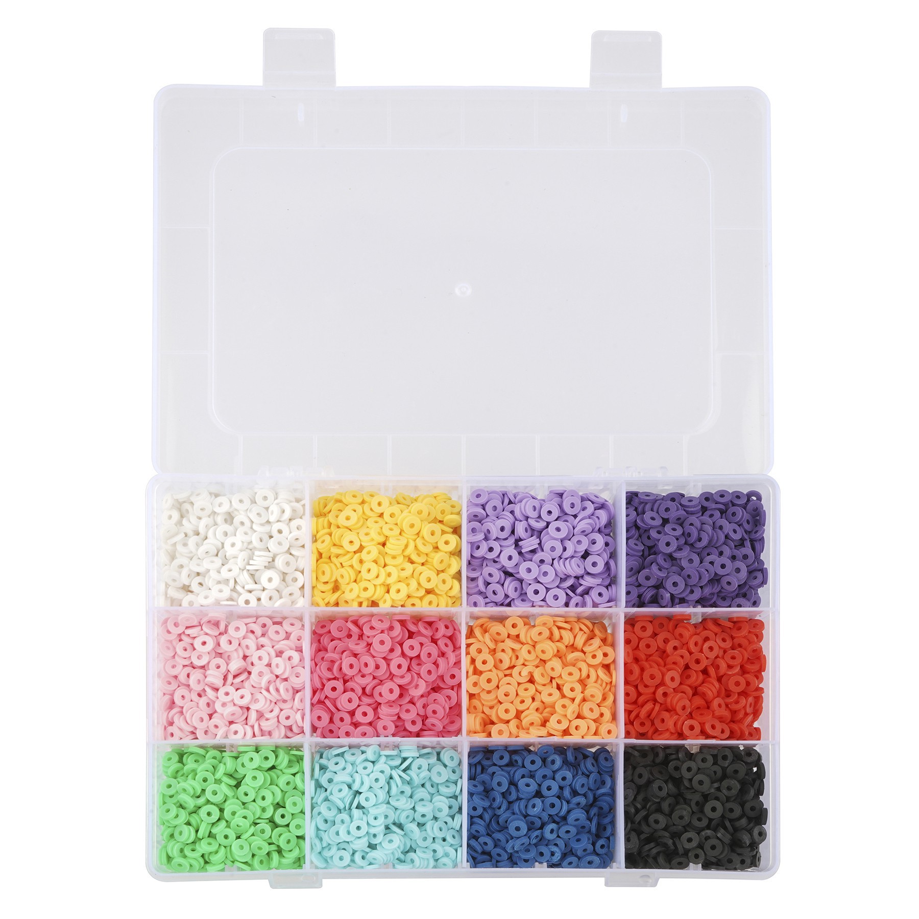 slide 2 of 2, Clay Heishi Bead Mix, 6mm By Bead Landing, 6 mm