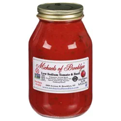 Michael's Of Brooklyn Michaels Of Brooklyn Low Sodium Tomato & Basil