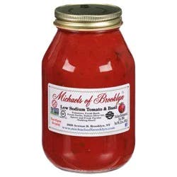 Michael's Of Brooklyn Michaels Of Brooklyn Low Sodium Tomato & Basil