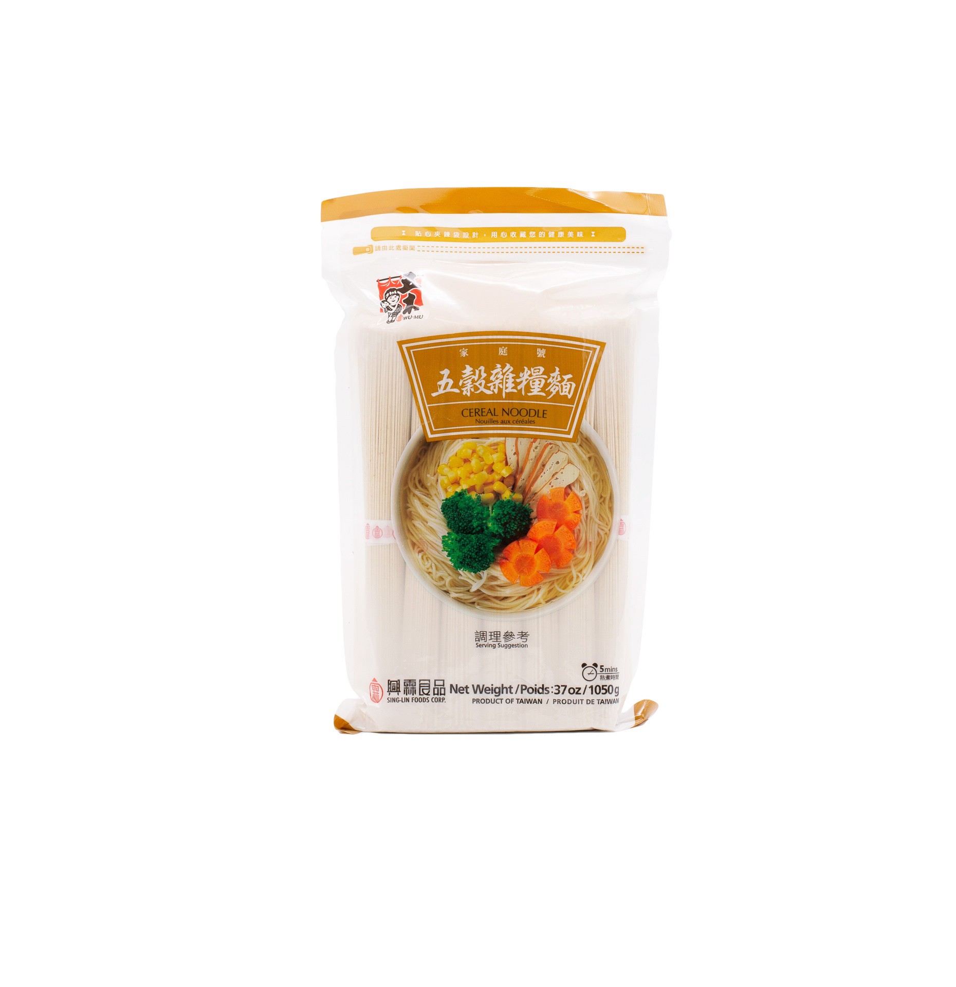 slide 1 of 1, Wu-Mu Cereal Noodle, 37 oz