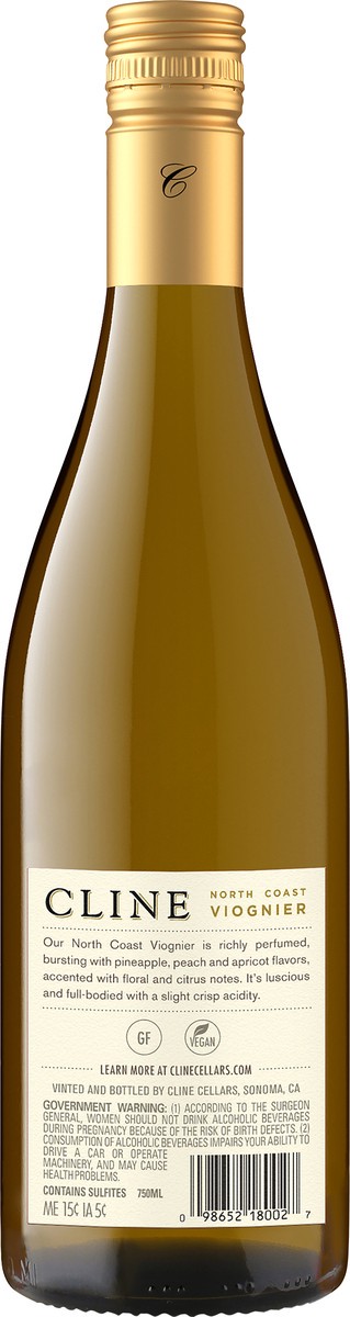 slide 2 of 6, Cline North Coast Viognier, 750 ml