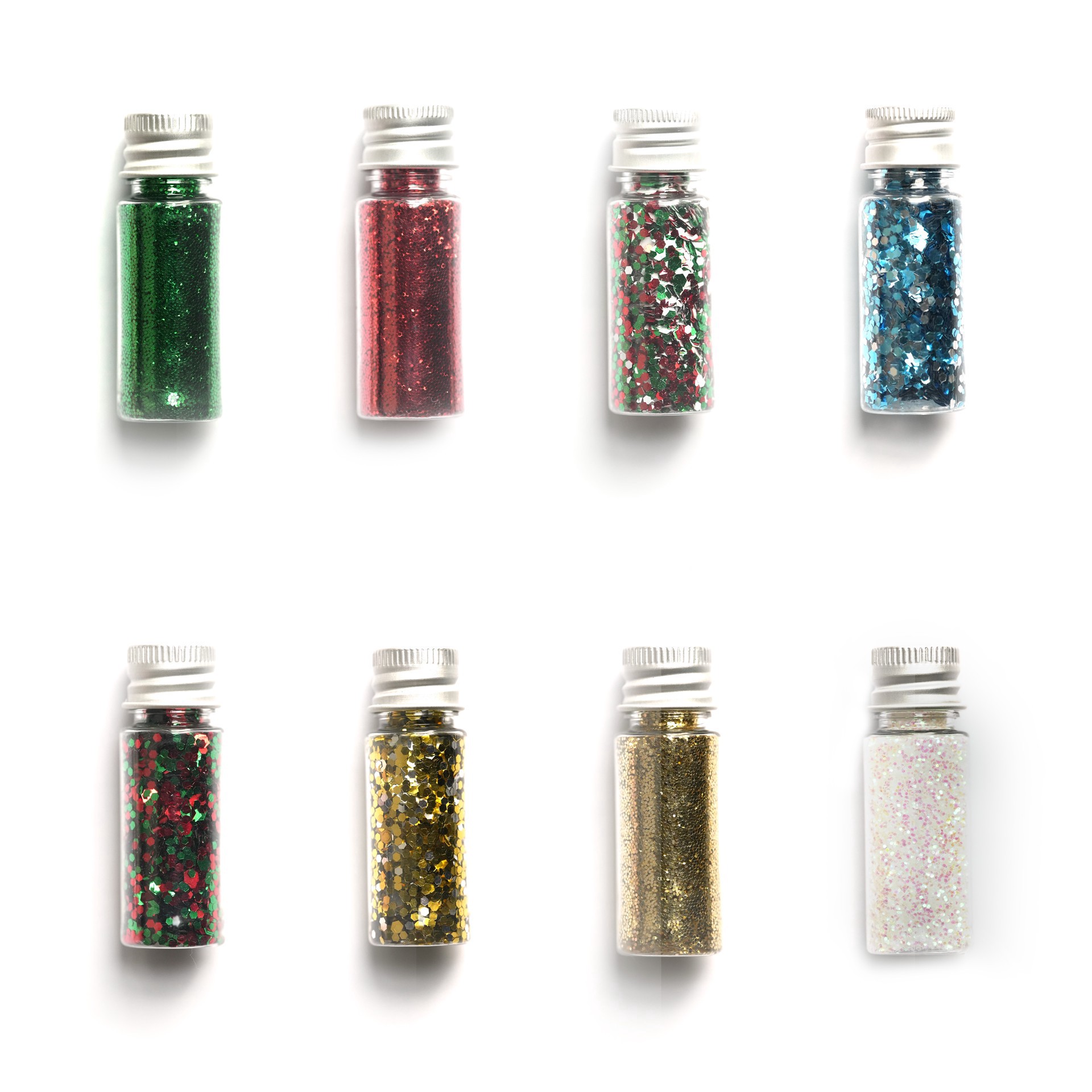 slide 2 of 3, Christmas Fine & Chunky Glitter Set By Recollections, 2 oz