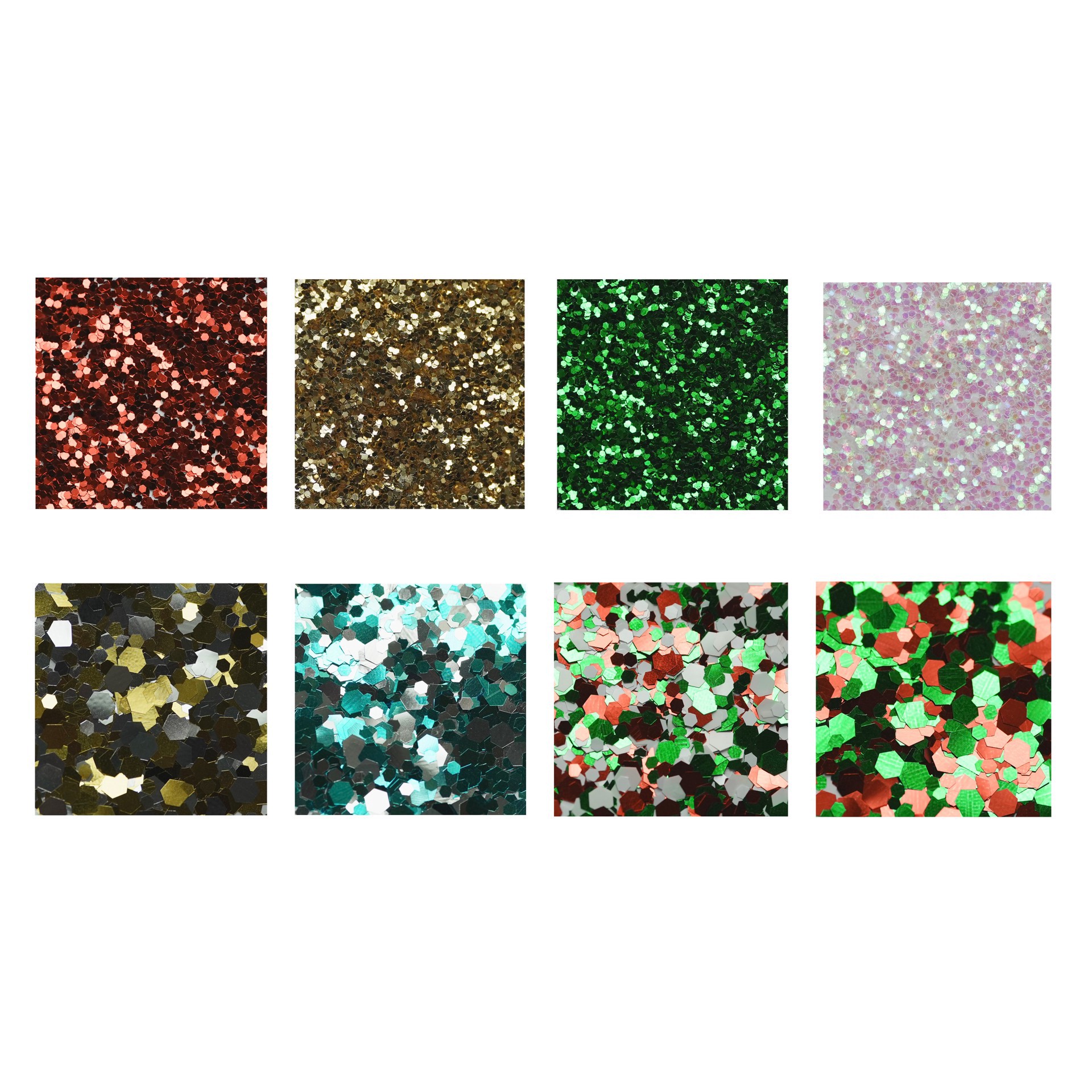 slide 3 of 3, Christmas Fine & Chunky Glitter Set By Recollections, 2 oz