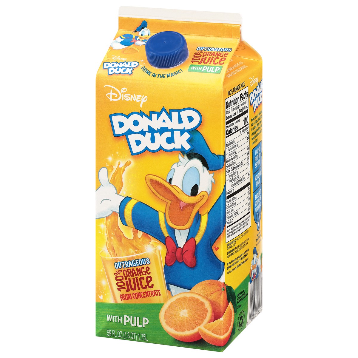 slide 6 of 9, Disney Donald Duck Country Style Orange Juice - 59 fl oz, 59 fl oz